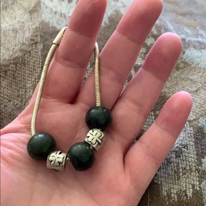 Connemara marble and silver bracelet.